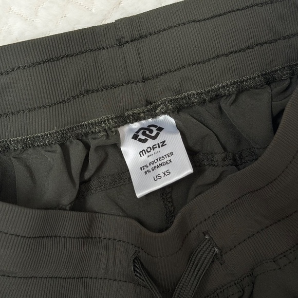 Mofiz XS Cargo Capri Pants Khaki Lightweight Elastic Waist Jogger - Picture 3 of 8
